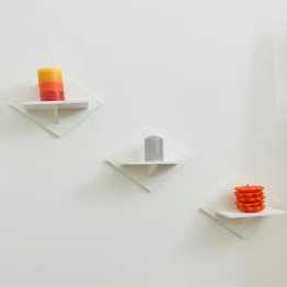 3 Pcs Self-Adhesive Wall Hanging Kite Flower Stand - Decorative Punch-Free Showpiece Holder for Home Decor