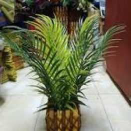 Artificial Plastic Palm Plant Tree - 20 inc - artificial flower