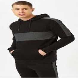 Black and Charcoal Color High Quality Tracksuit For Boys