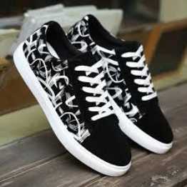 Blue White And Red Color PAINT Casual Sneakers Canvas Shoes For Men Lightweight Breathable And Comfortable Shoes For Walking