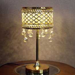 Crystal Table Lamp-Golden
