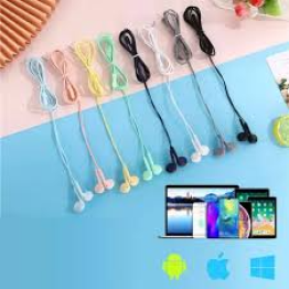 Music U19 Earphone Colorful Matte Earbuds Stereo Wired Earphones with Microphone Imported from China High sound High bass Stereo Music High quality