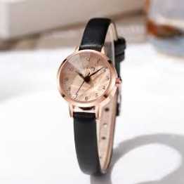 new Korean version of the belt fashion watch women's fashion student watch small dial ladies Ins wind quartz watch