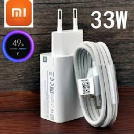 Qc3.0 USB Type-C, 33W Charge 2.0 Charger With Type C Cable Quick, Fast And Rapedly Charger 33watt with Type C Cable M.i 10, 10T
