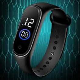 Silicon New Fashion Touch LED Sports Watch