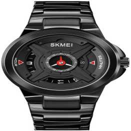 SKMEI 1699 Creative Quartz Watch for Men – Black