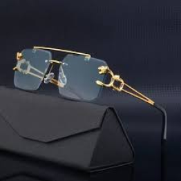 【Top Selling Item】 Luxury Square Sunglasses Man Woman Brand Designer Vintage Rimless Sun Glasses Male Female Fashion Retro Oculos De